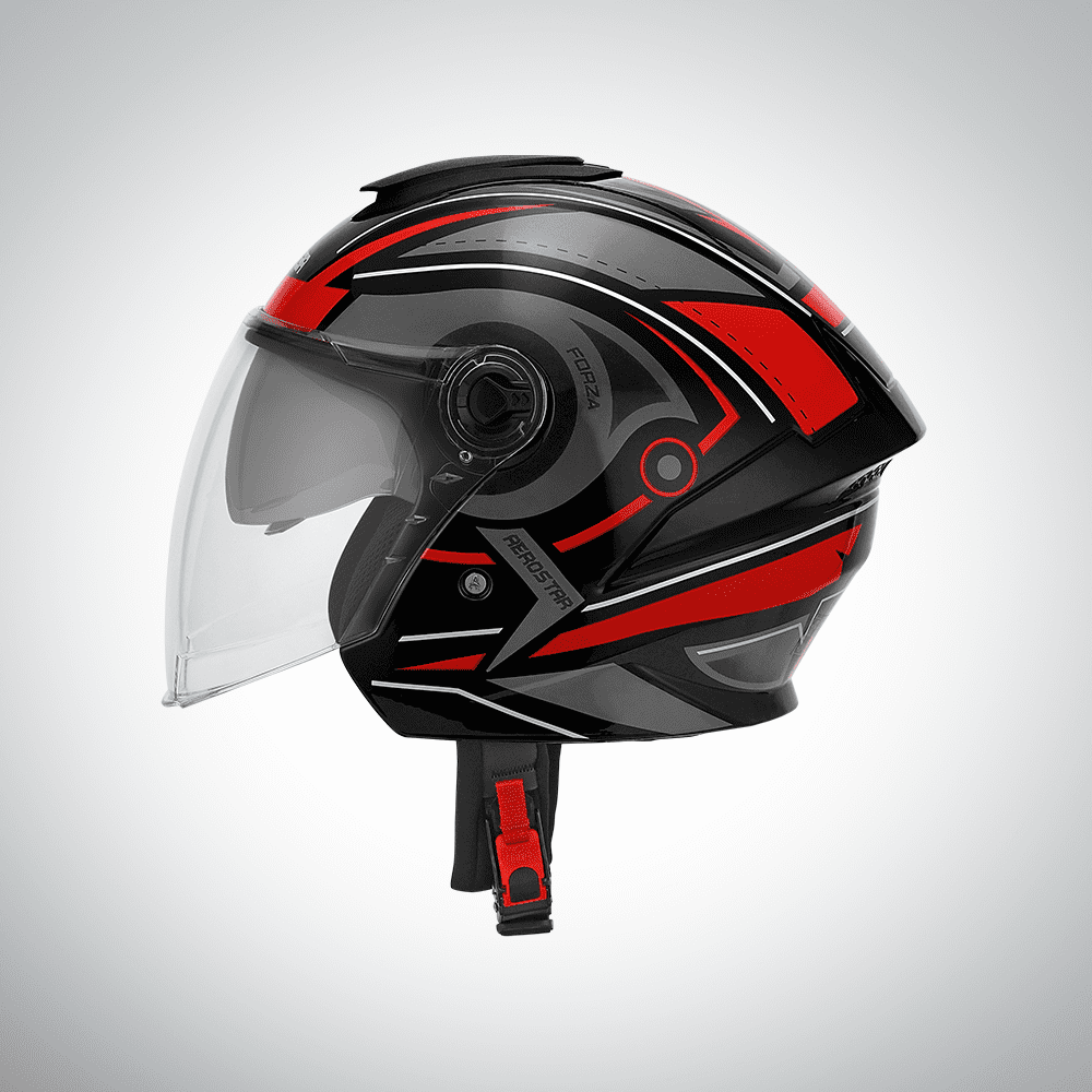 FORZA D2 BLACK WITH RED